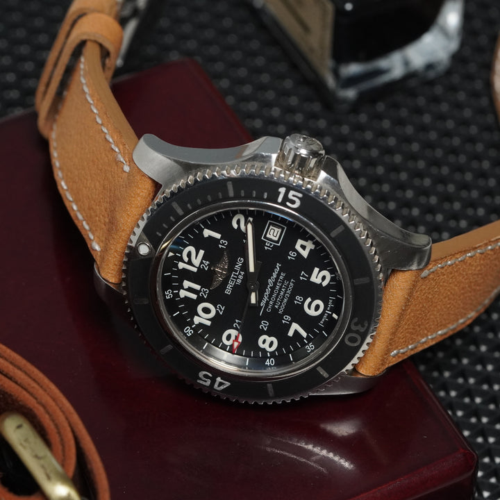 Breitling Straps - Pebble Tan