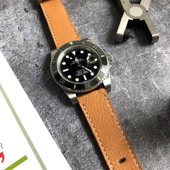 Rolex Straps - Pebble Tan