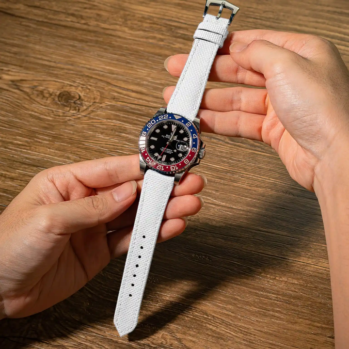 Rolex Straps - White Sailcloth