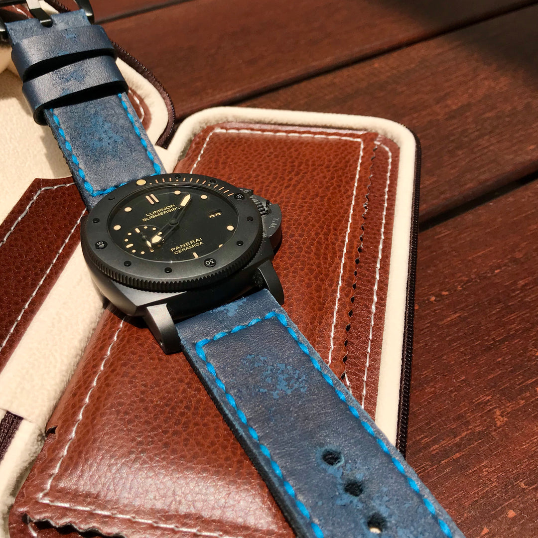 Panerai Submersible Straps - Brutal Blue