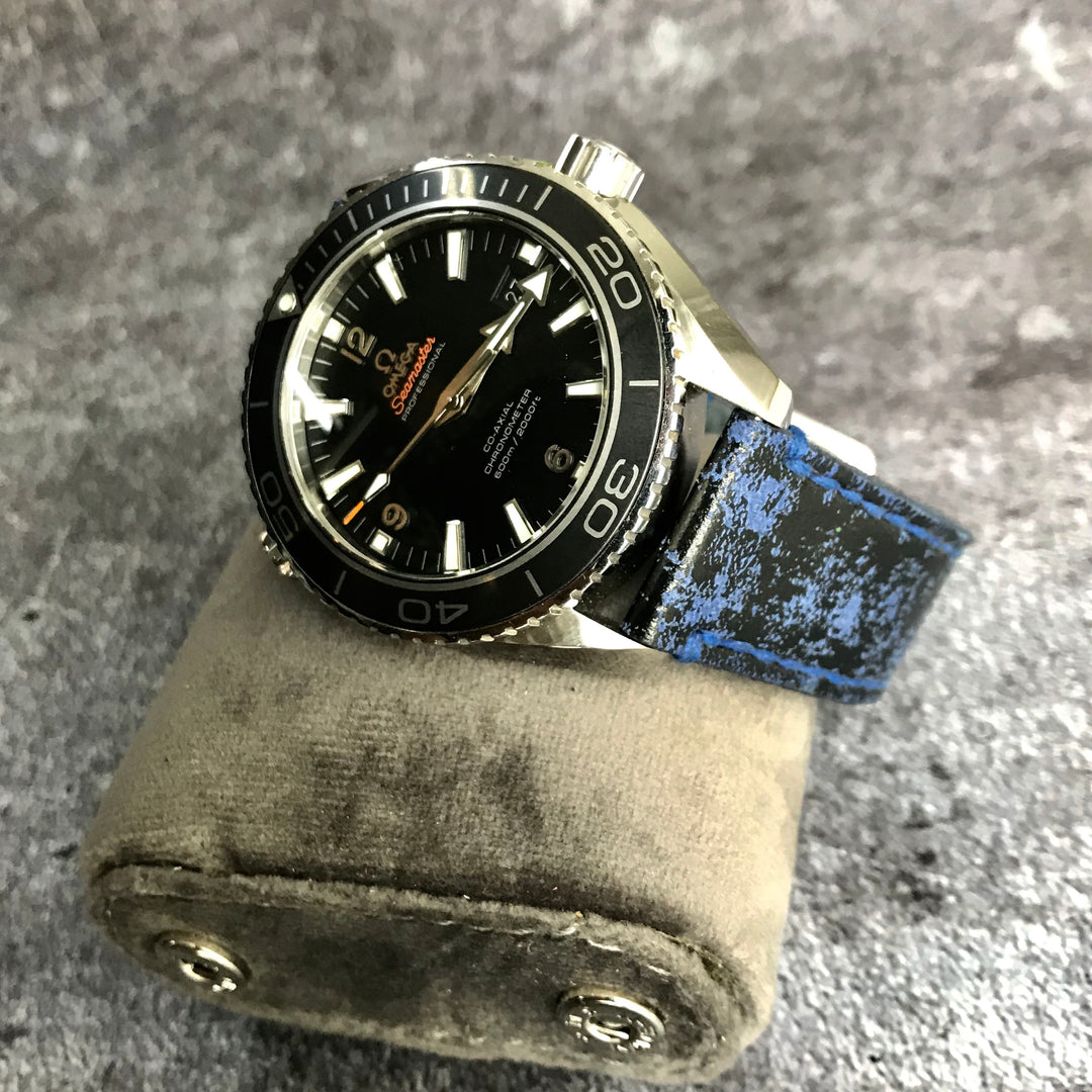 Omega Straps - Blue Blackbay