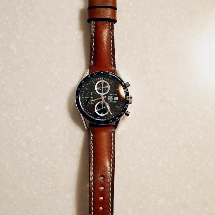 Tag Heuer Straps - Deep Red