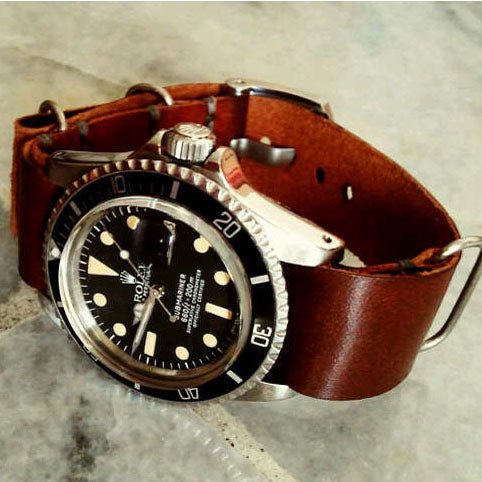 Rolex Straps - Burnt Umber Nato Strap