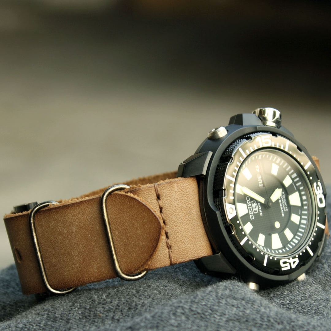 Seiko Straps - Tan Nato Strap