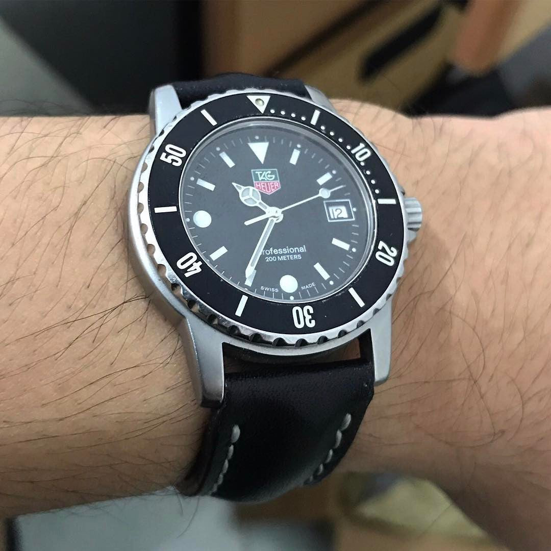 Tag Heuer Straps - Black Padded
