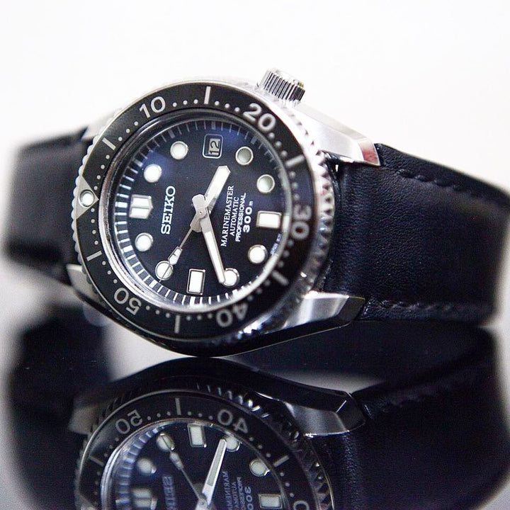 Seiko Straps - Black Padded