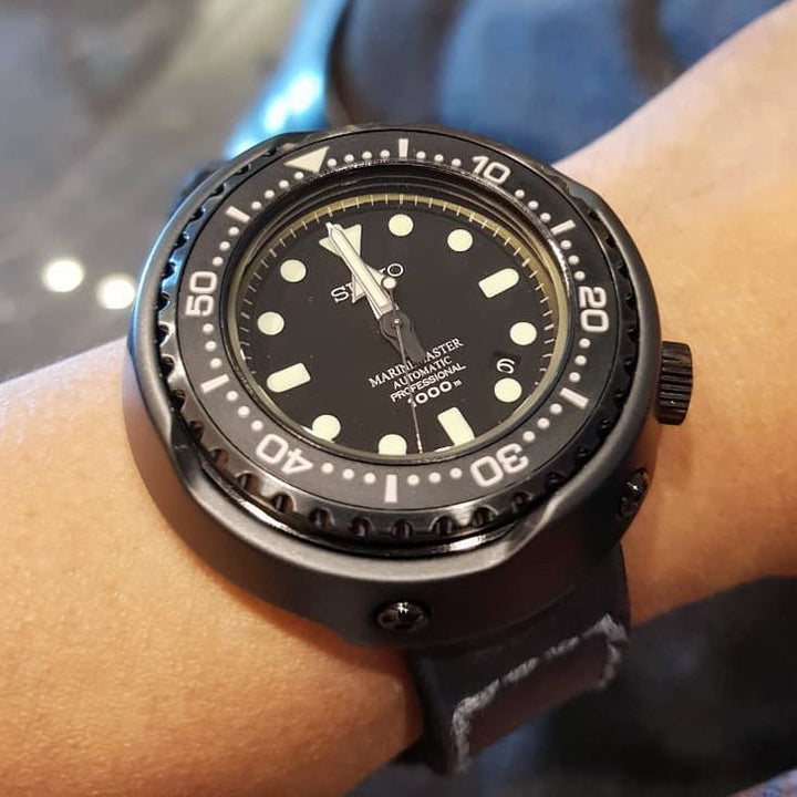 Seiko Straps - Brutal Black