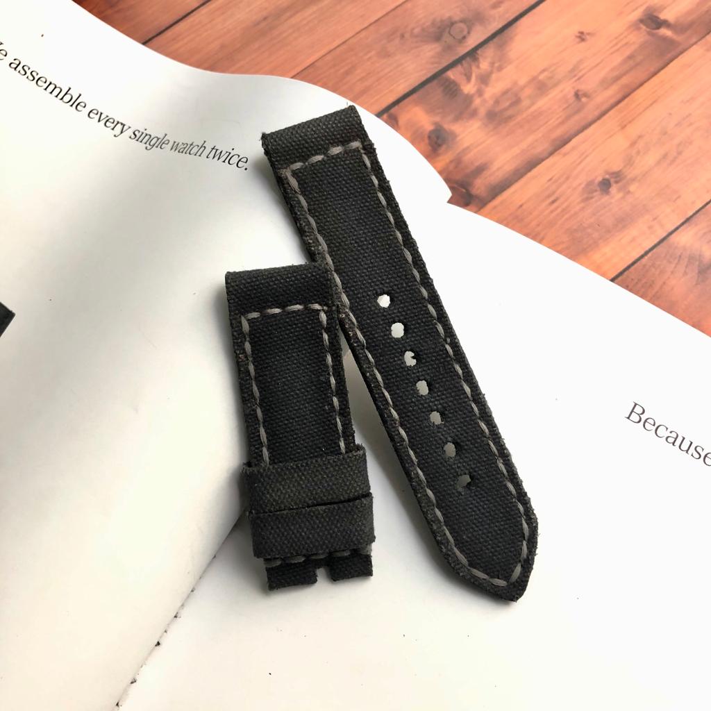 Omega Straps - Canvas Noir