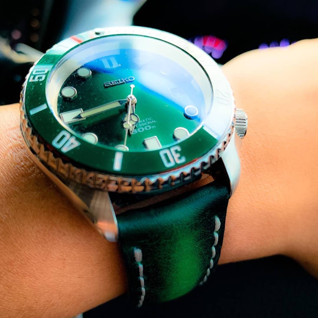 Seiko Straps - Deep Green