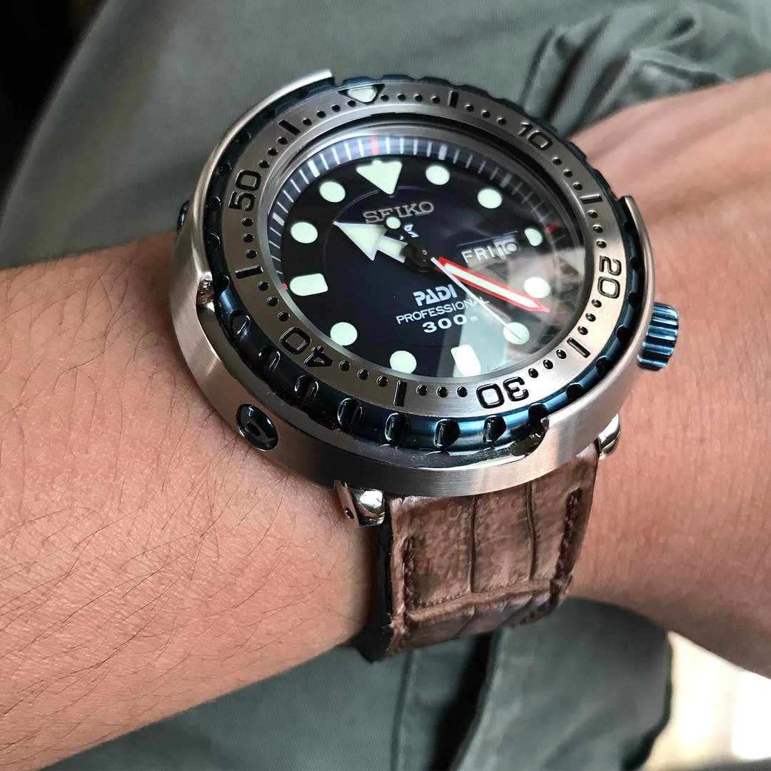 Seiko Straps - Ironwood Croco