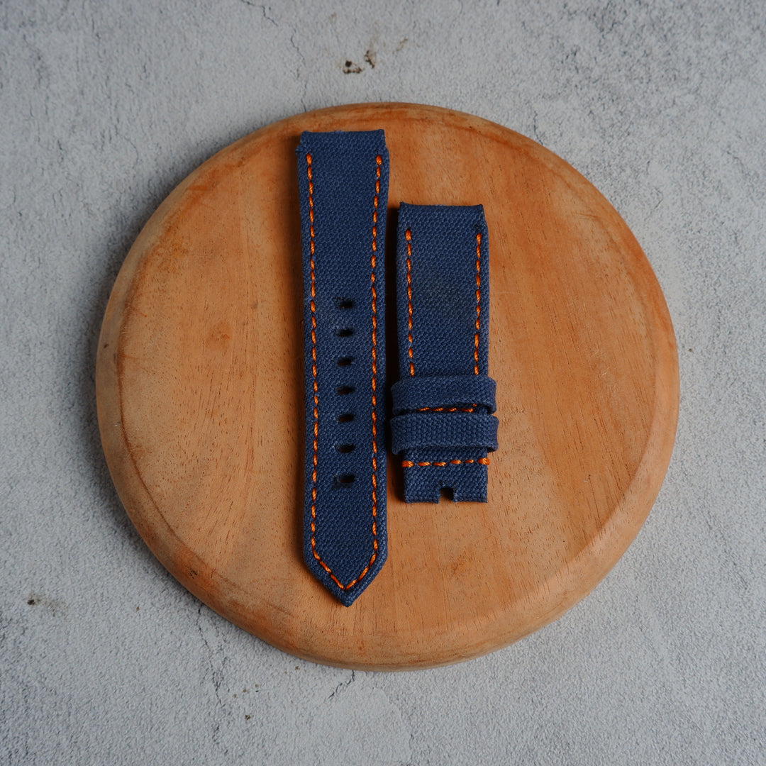 Tag Heuer Straps -  Japanese Canvas Royal Blue