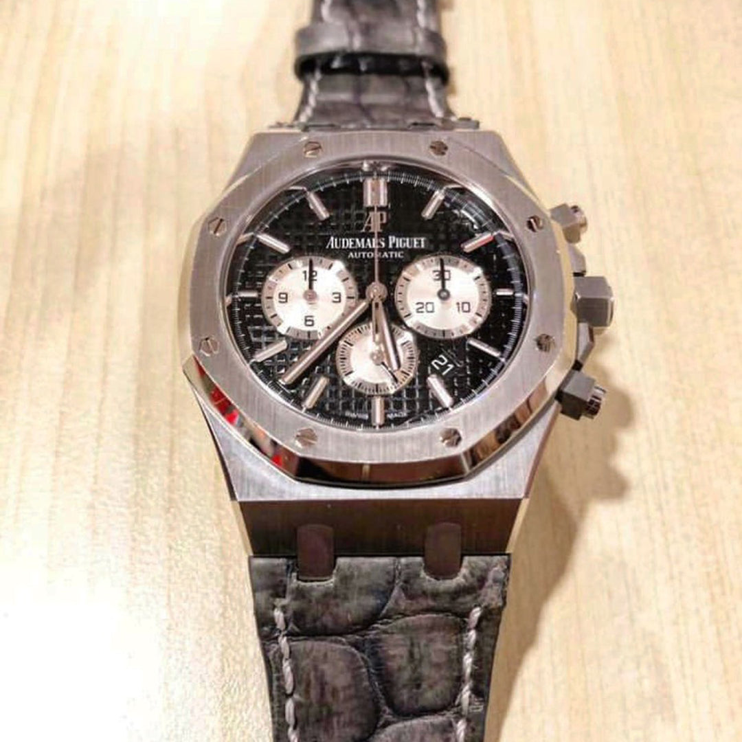 Audemars Piguet Straps - AP Grey Croco