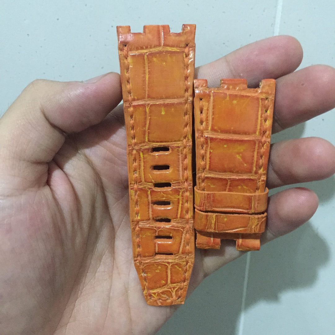 Audemars Piguet Straps - AP Orange Croco