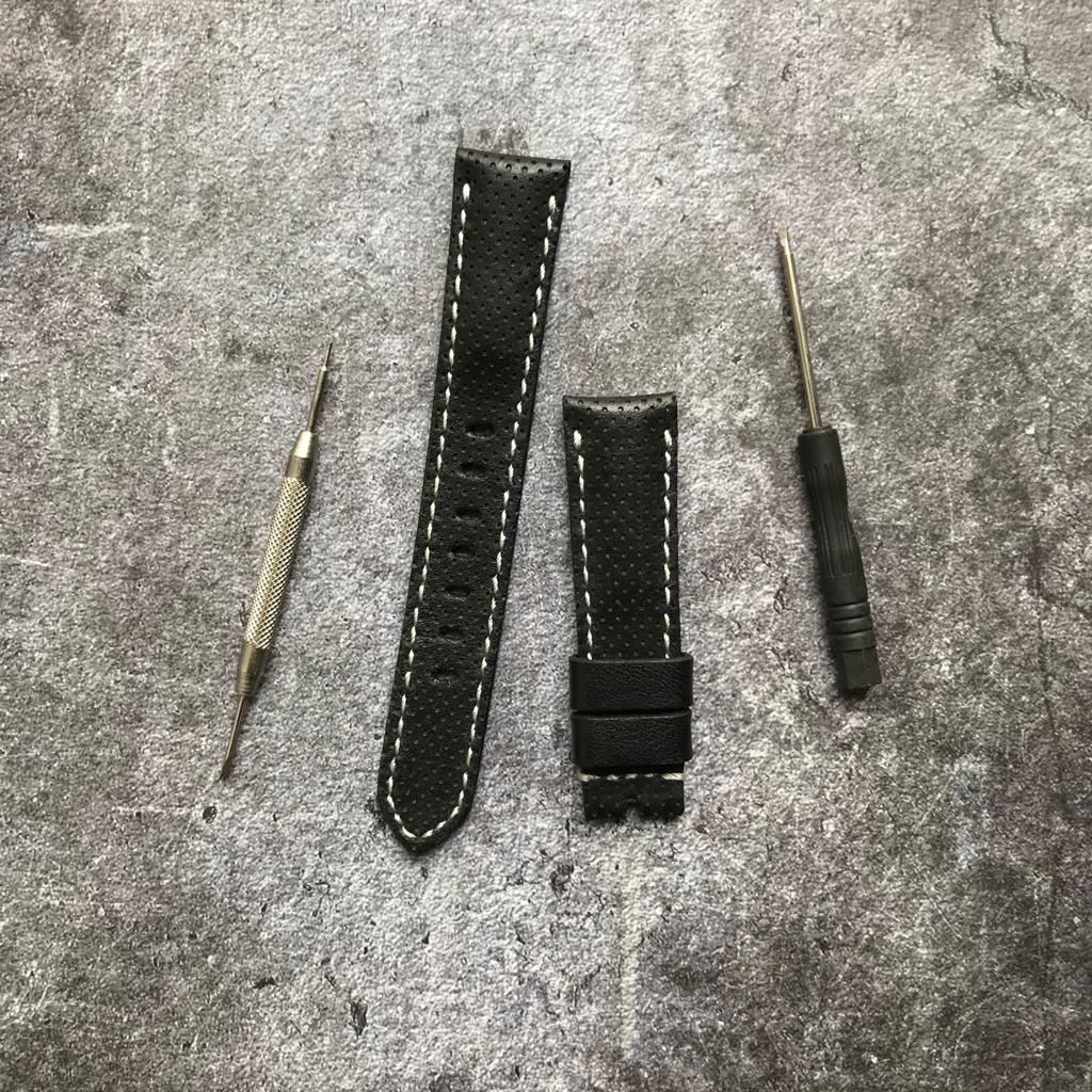 Rolex Straps - Black Perforated