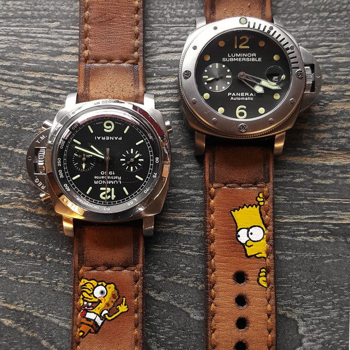 Panerai Luminor Straps - Caitlin 2 With Bart Spongebob