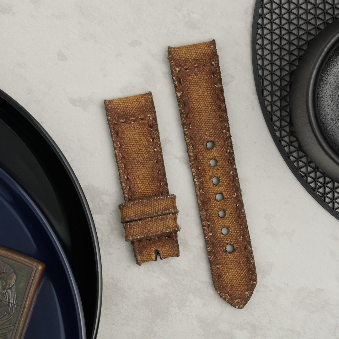 Breitling Straps - Canvas Vintage Brown No.11