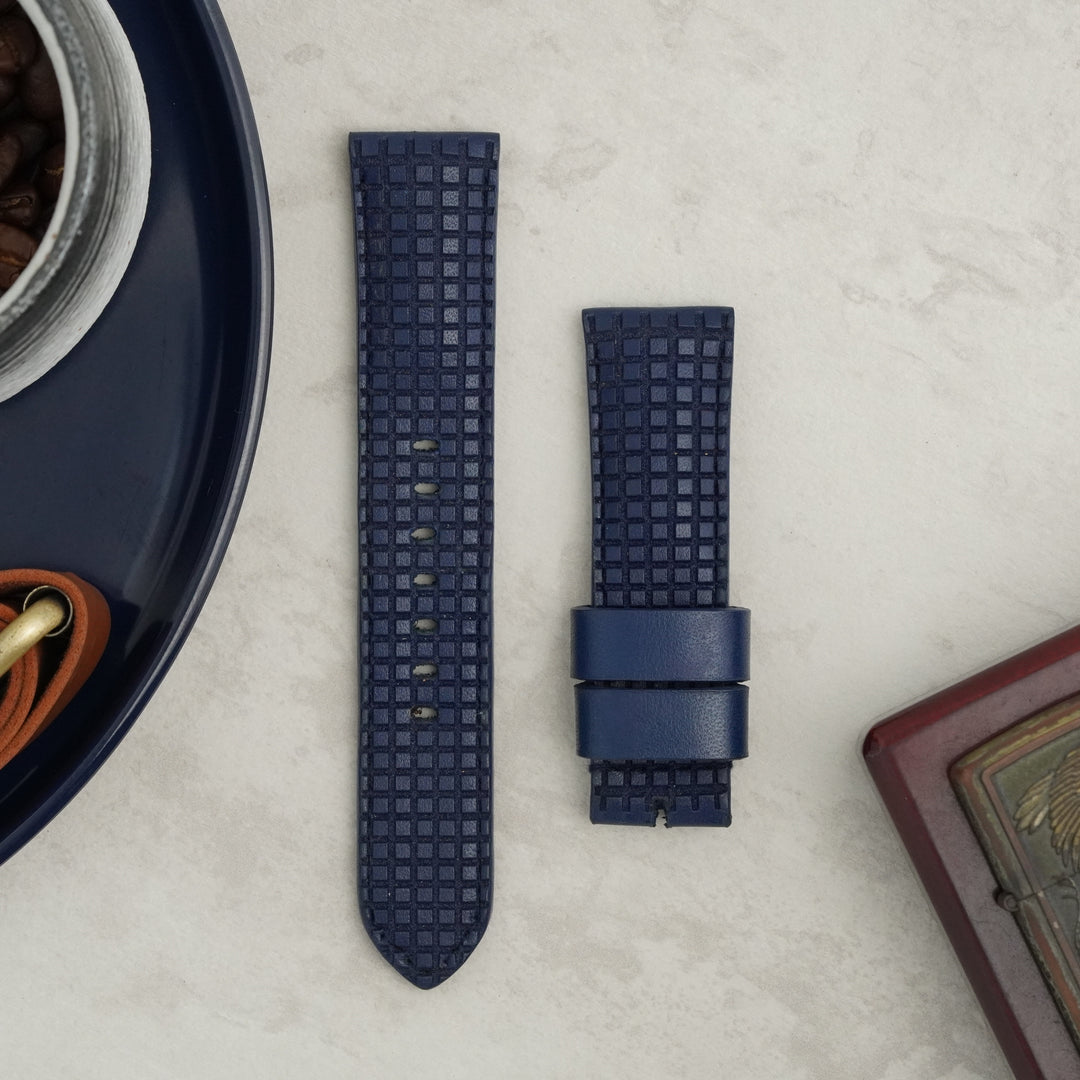 Breitling Straps - Extreme Chessboard Blue