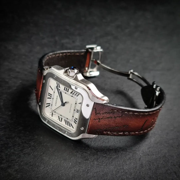 Cartier Straps - Scritto Dark Brown Patina