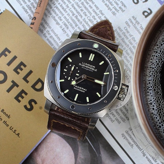 Panerai Submersible Straps - Dark Oil