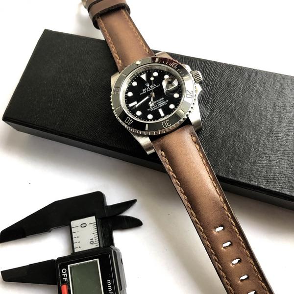 Rolex Straps - Deep Brown