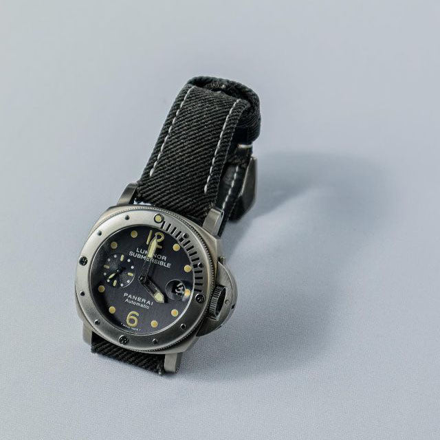 Panerai Submersible Straps - Denim Black