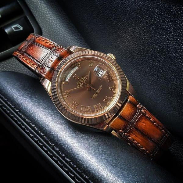 Rolex Straps - Jasper Croco