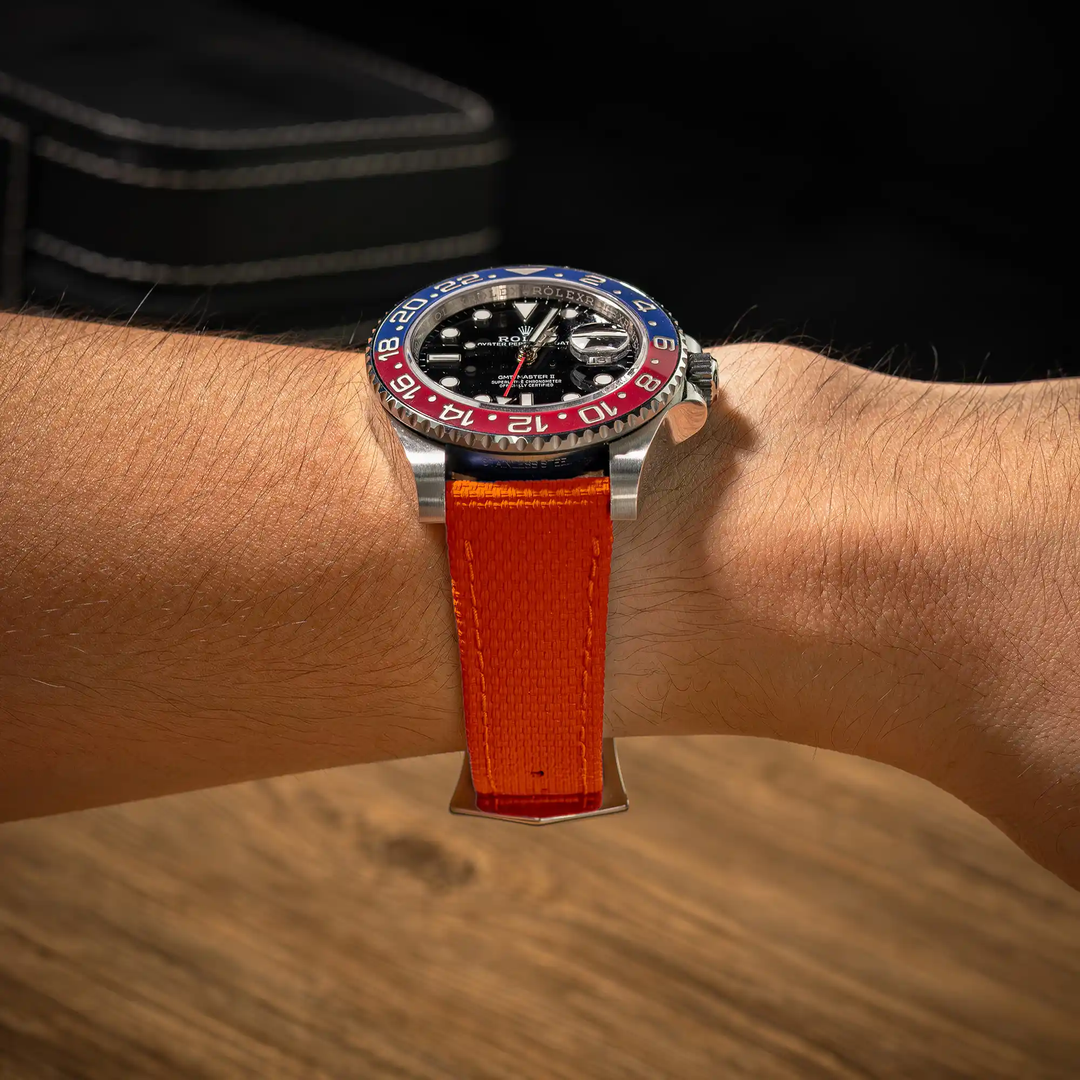 Rolex Straps - Orange Sailcloth