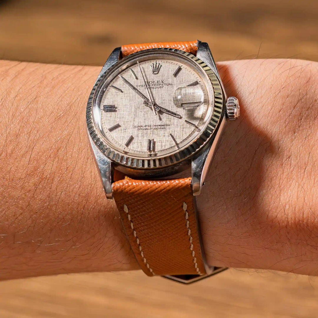 Rolex Straps - Saffiano Cognac