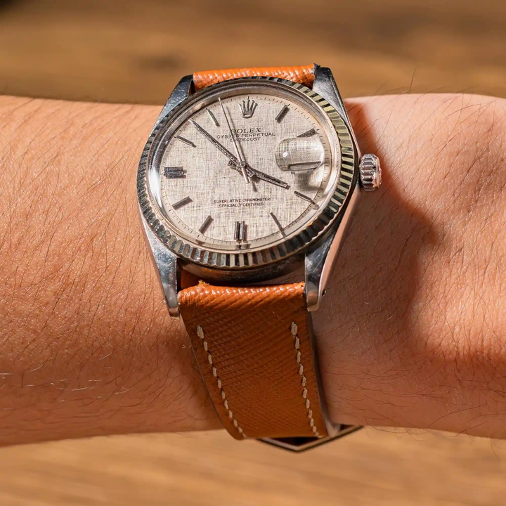 Rolex Straps - Saffiano Cognac