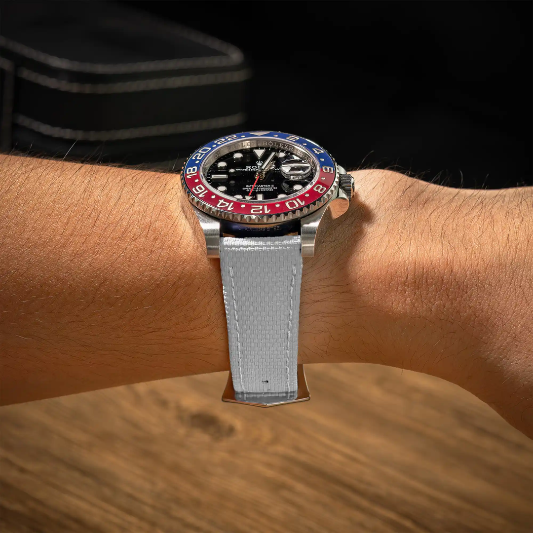 Rolex Straps - White Sailcloth