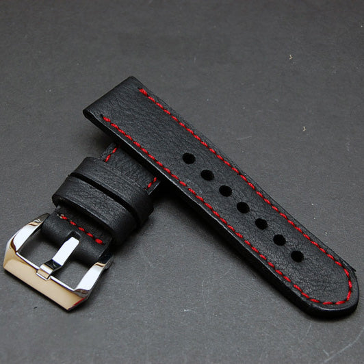 Panerai Luminor Straps - 317 Red Stitch