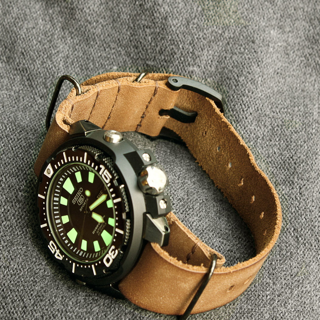 Seiko Straps - Tan Nato Strap