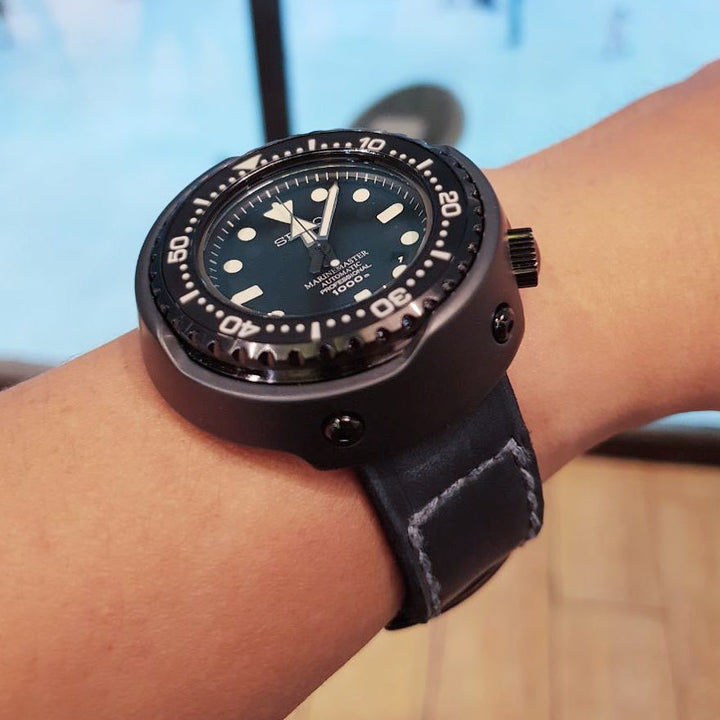 Seiko Straps - Brutal Black