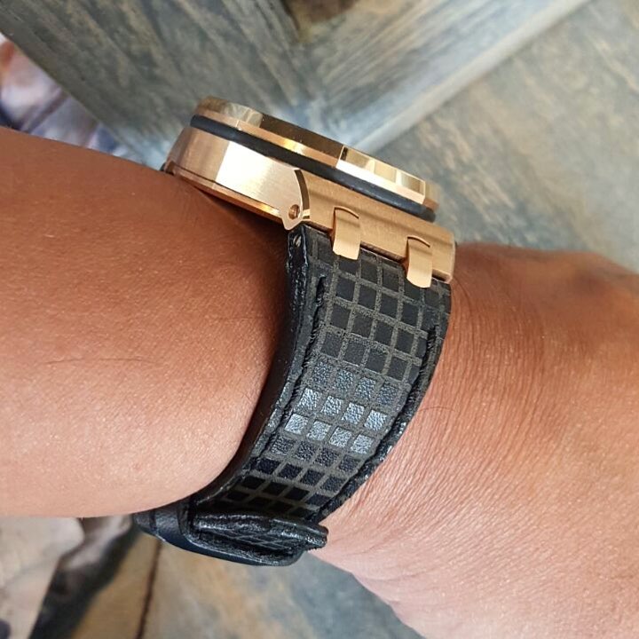 Audemars Piguet Straps - AP Chessboard Black