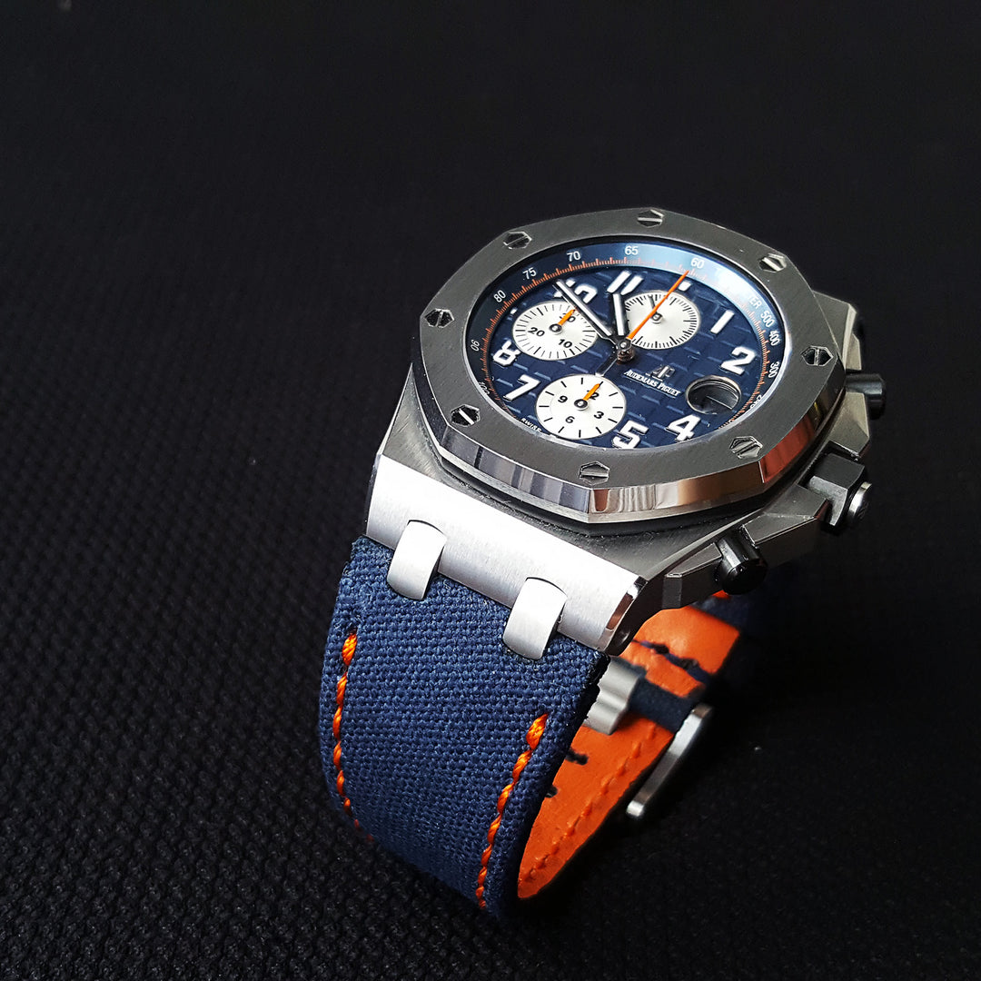 Audemars Piguet Straps - AP Japanese Canvas Royal Blue