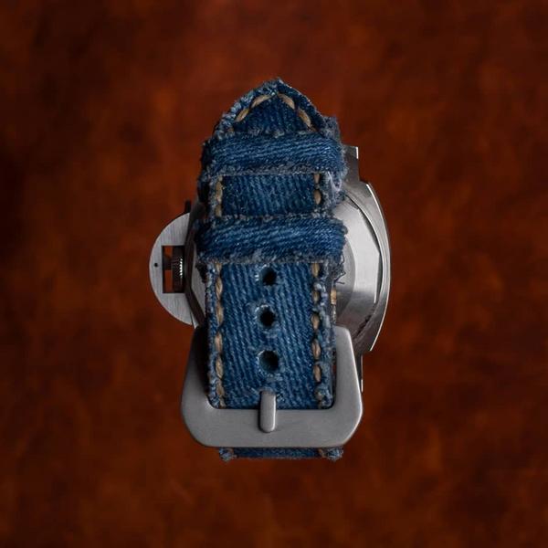 Panerai Submersible Straps - Canvas Denim No. 6