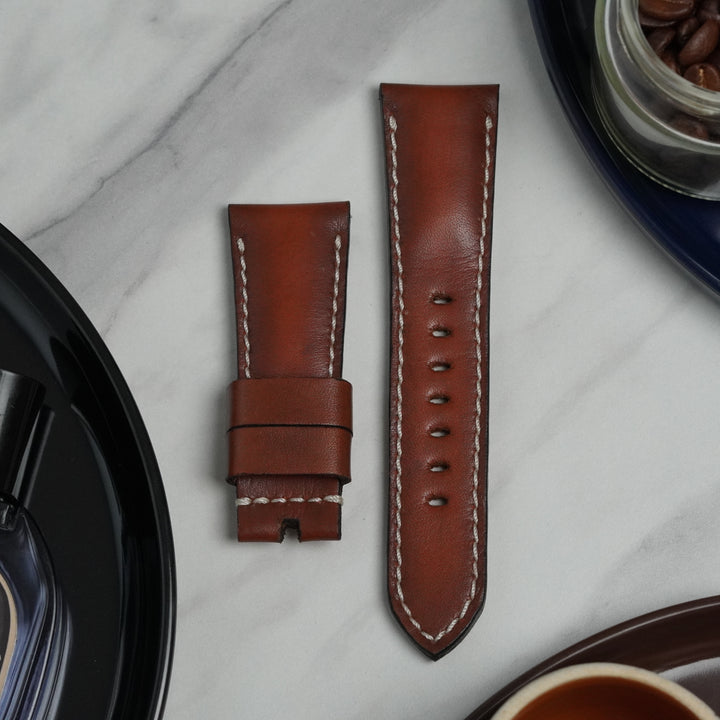 Panerai Submersible Straps - Deep Red