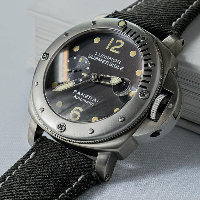 Panerai Submersible Straps - Denim Black