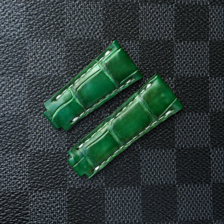 Rolex Straps - Emerald Croco