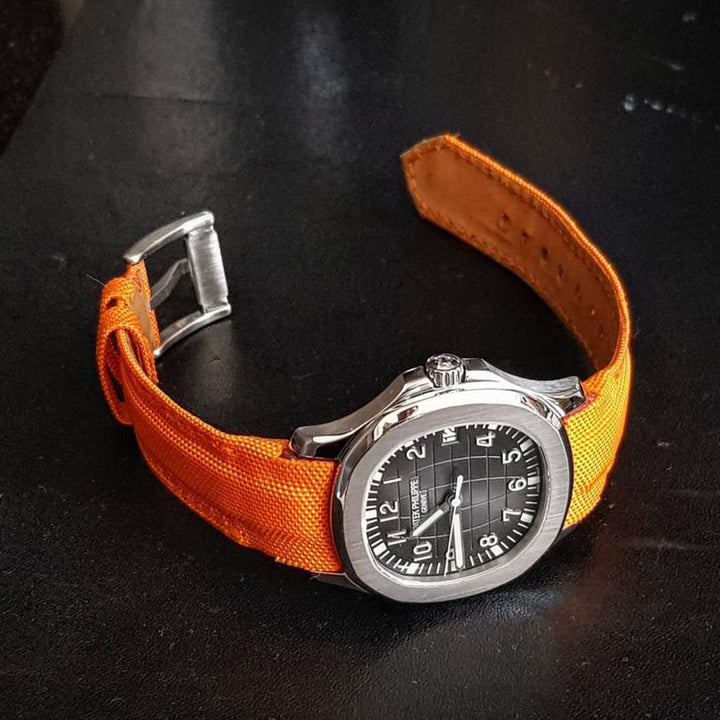 Patek Philippe Straps - Kevlar Orange