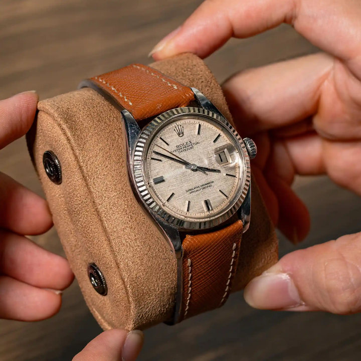 Rolex Straps - Saffiano Cognac