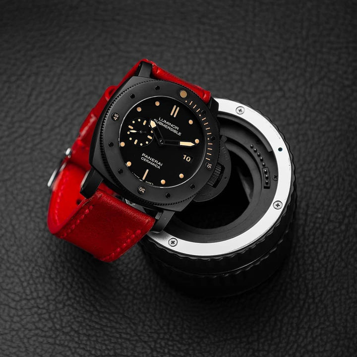 Panerai Submersible Straps - Vintage Red