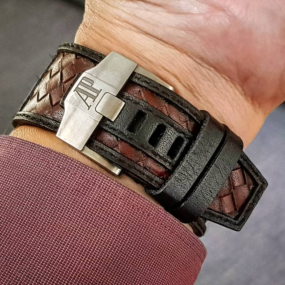 Audemars Piguet Straps - AP Weaved 360 Black Brown