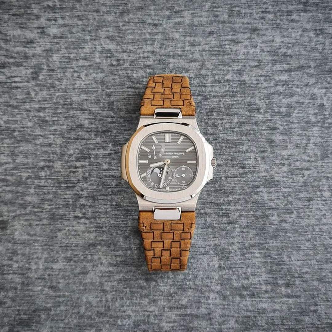 Patek Philippe Straps - Weaved 360 Tan