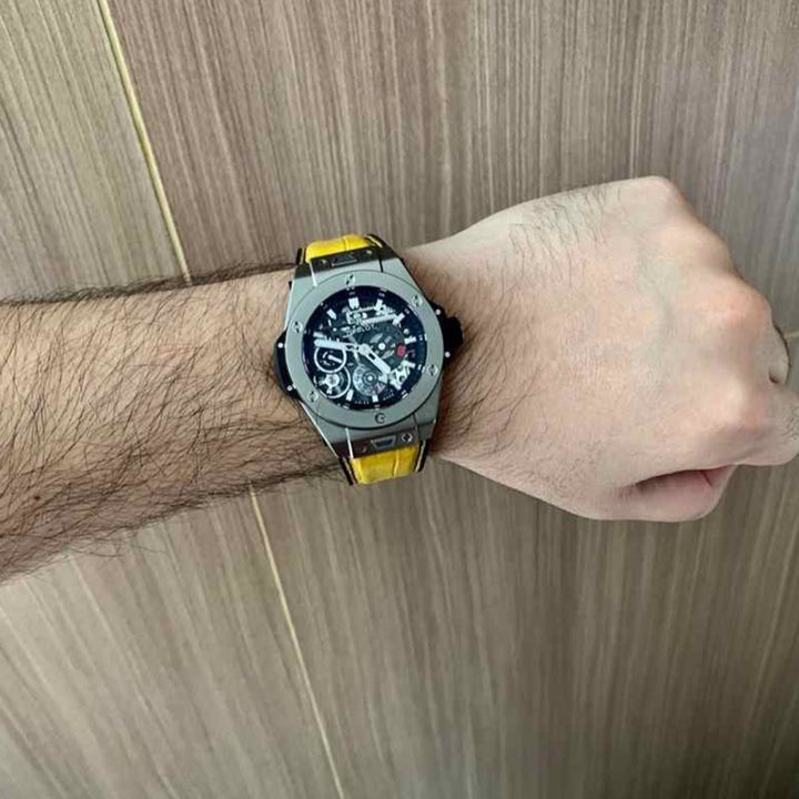 Hublot Straps - Yellow Croco