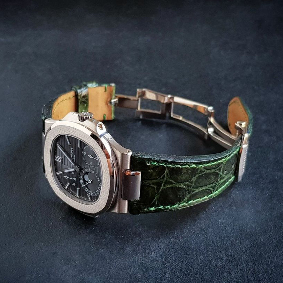 Dark Green Croco