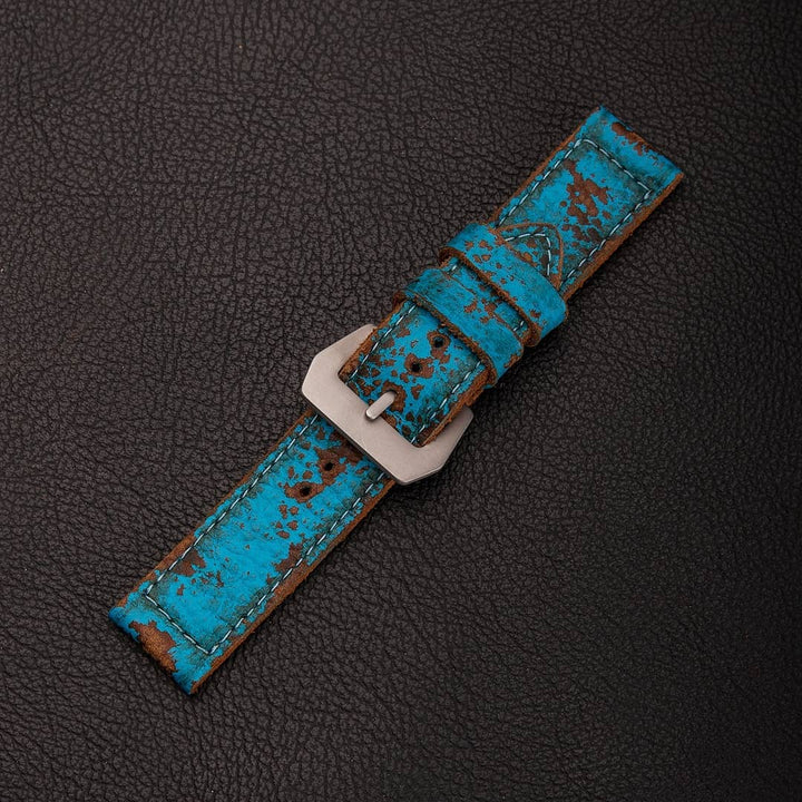 Panerai Submersible Straps - Coral Blue