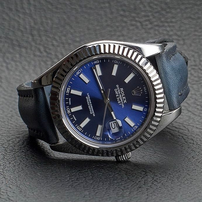 Rolex Straps - Deep Blue