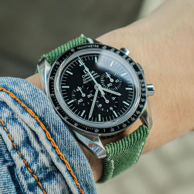 Green Denim Strap