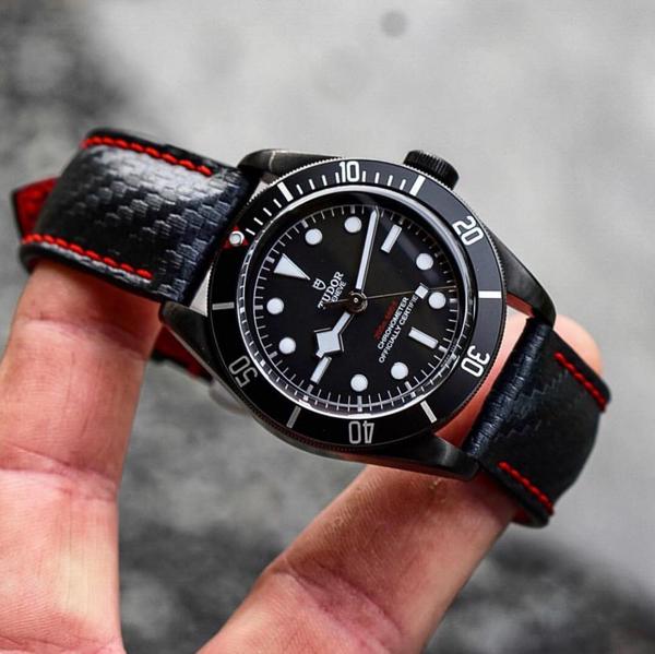 Tudor Straps - Carbon Fiber